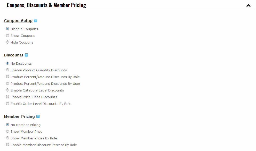 dnn shopping cart coupons and discounts