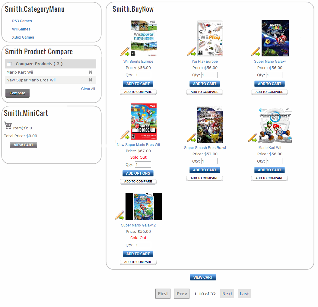 DotNetNuke Product Catalog