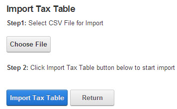 Cart Tax Import